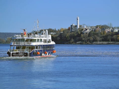 More than 300,000 vehicles use the Quebec-Lévis ferries each year. Called reinforcements, the AML Levant is currently the only vessel in service at the crossing and cannot accommodate cars.