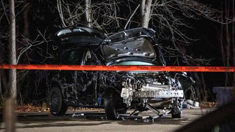 Car after Friday night fishing.