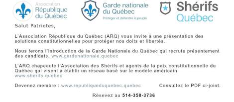 Quebec National Guard Screenshots of various Quebec National Guard websites