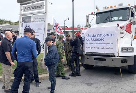 Quebec National Guard The National Guard of Quebec, during a demo at L'Assomption last October