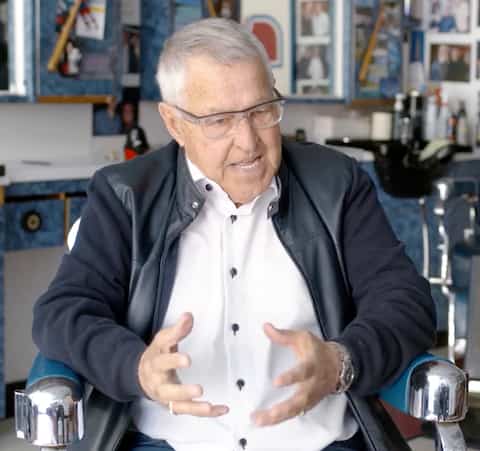 The popular hockey man gave an interview during the filming of the documentary series Canadiens Nordiques – The Rivalry.