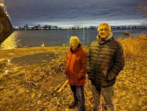 Jack Cardinal and Daniel Martell are concerned about the health of the birds.