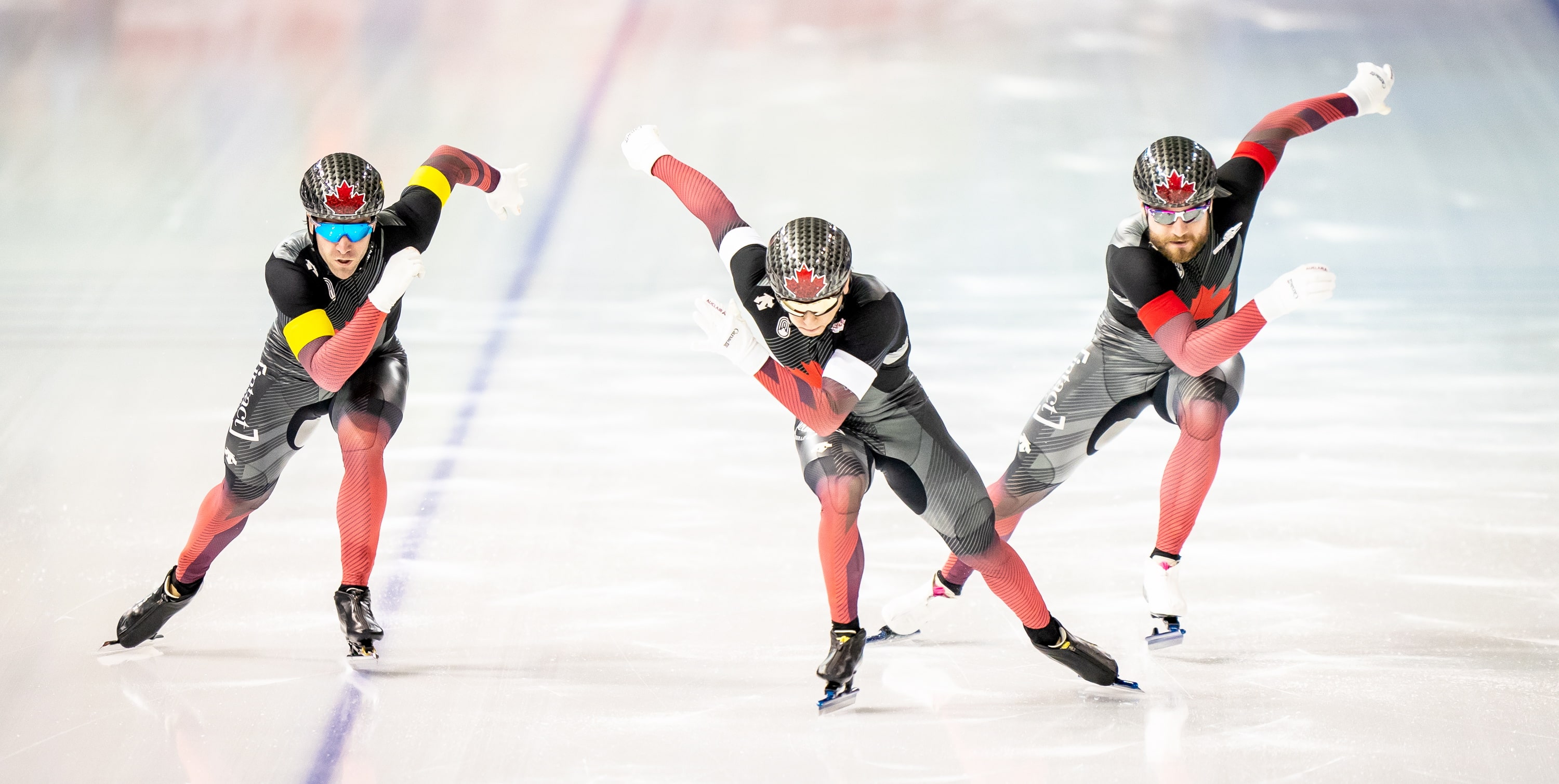 Patinage de vitesse une médaille de bronze toute québécoise à la Coupe