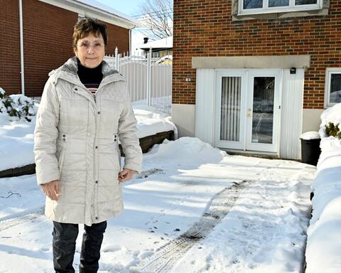 Monique Wyer, 78, converted a small studio in front of her garage, where her son once lived.