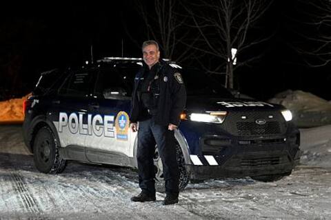 De politiechef van Montreal op patrouille