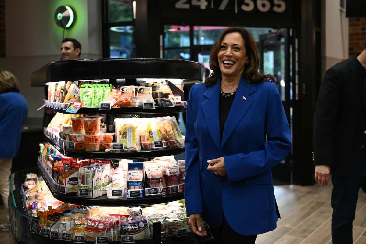 Veille de convention d&eacute;mocrate: Kamala Harris en campagne dans l'&Eacute;tat cl&eacute; de Pennsylvanie