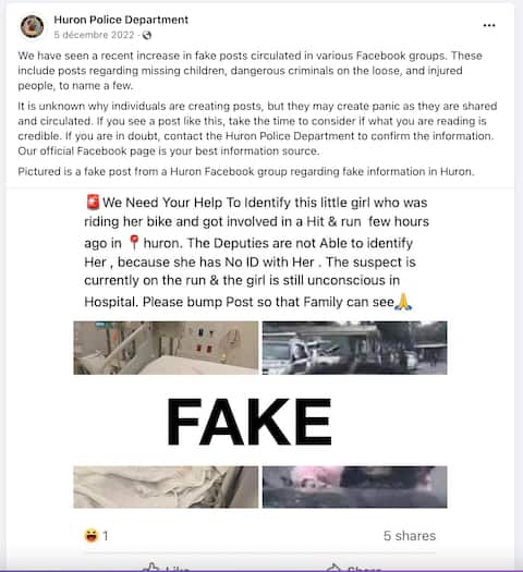 Police in the city of Huron, South Dakota in the United States, deplored this phenomenon on the rise last month.