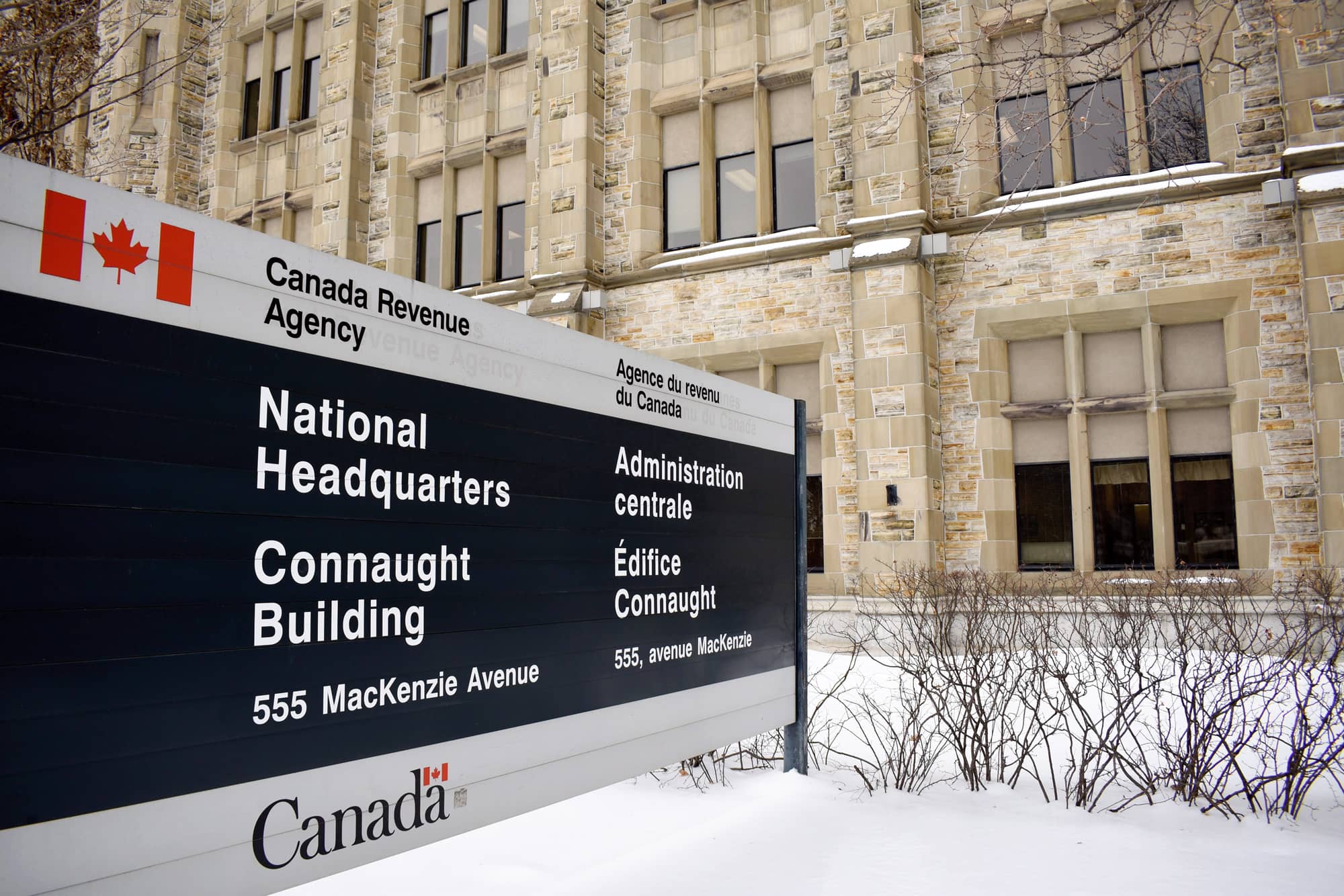 La fachada de la oficina central en Ottawa de la Agencia Tributaria de Canadá (CRA)/Agencia Tributaria de Canadá (CRA). CHRISTOPHER NARDI/LE JOURNAL DE MONTRÉAL/AGENCIA QMI