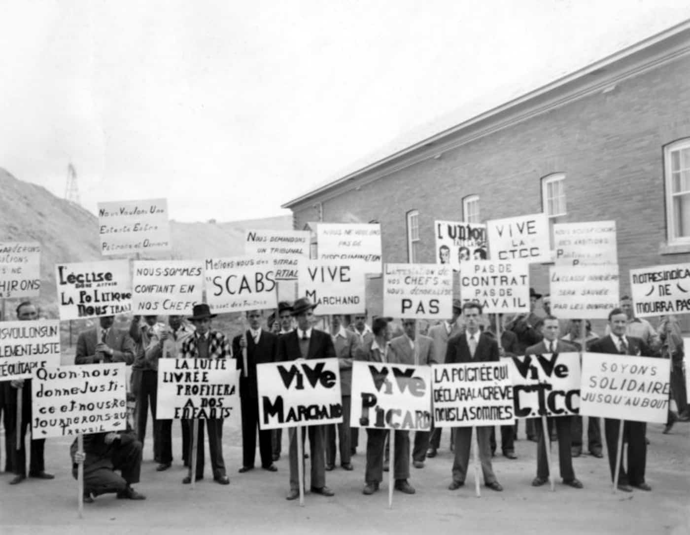 Quand le clergé soutenait les grévistes à l’époque de Duplessis JDQ