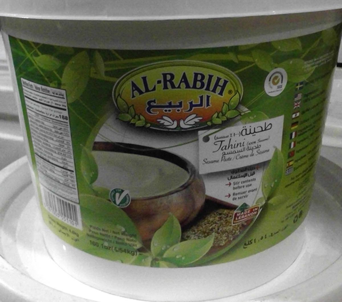 Rappel alimentaire: le tahini Al-Rabih est visé | TVA Nouvelles