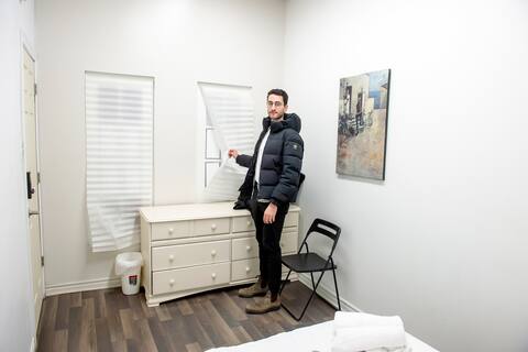 Small panes of glass act as a dividing wall of the lodge from another lodger. So it is impossible to open these invalid windows.