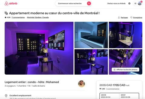 Airbnb - Canadians Tower