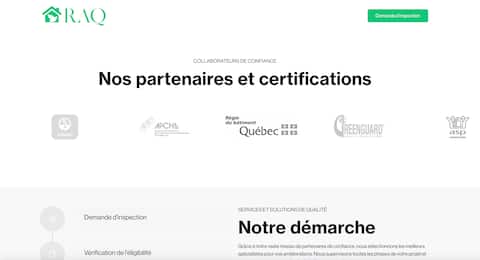 Anticipated partners that RAQ Group displays on its website.