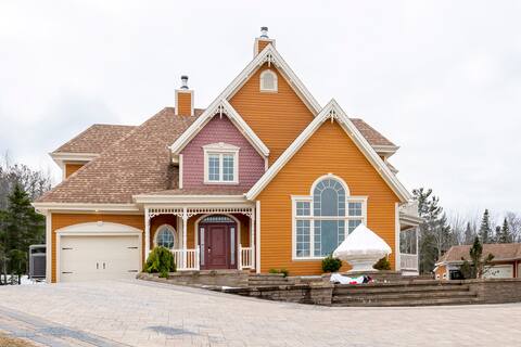 The couple bought, then sold this house in which their friends were uncomfortable because it was too big.