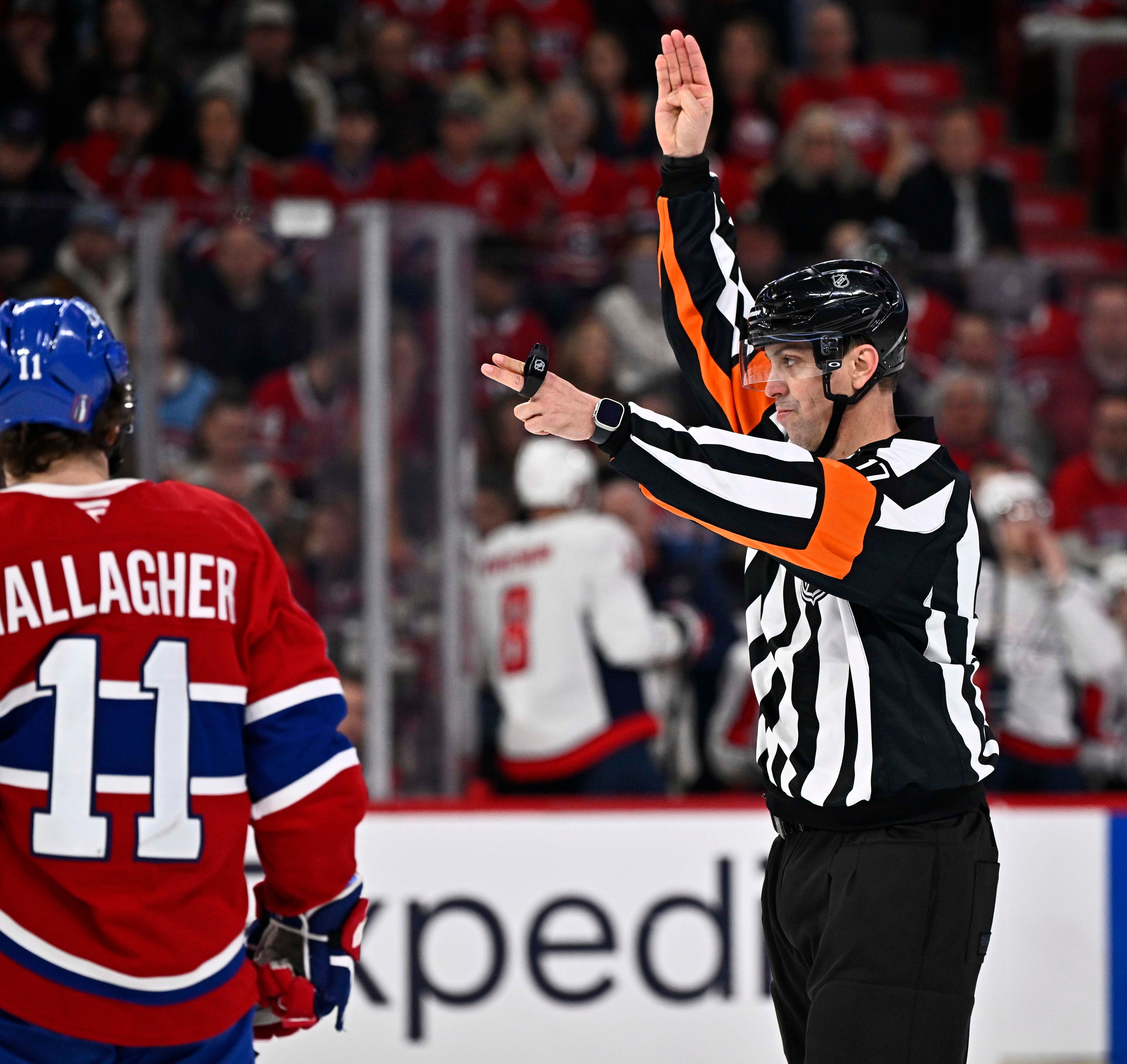 Voici le salaire des arbitres de la LNH