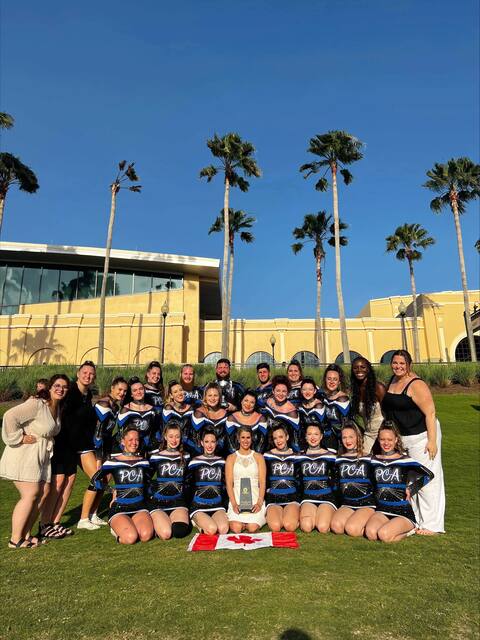 The Mad Jockers, from the ProCheer All Stars club in Saint-Hyacinthe, helped Canada finish third in the Nations Cup.