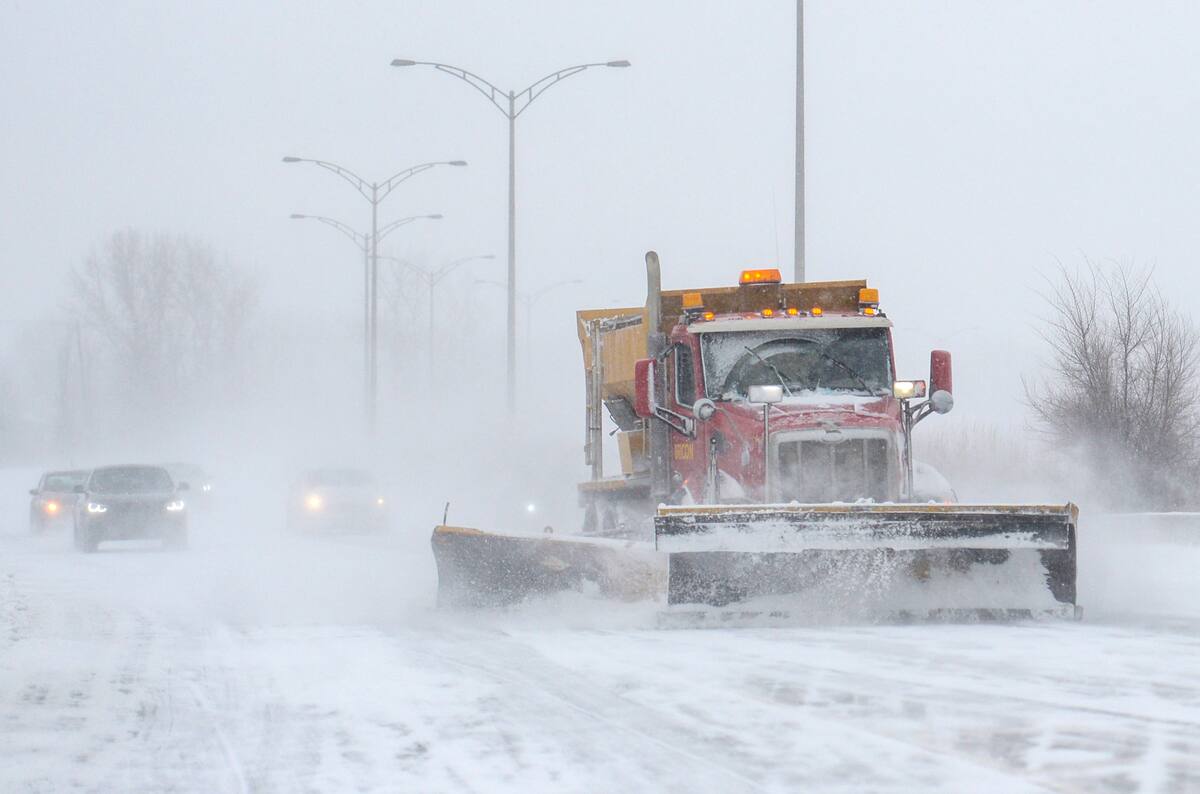 La première vraie tempête de la saison s'abat sur le Québec 24 heures