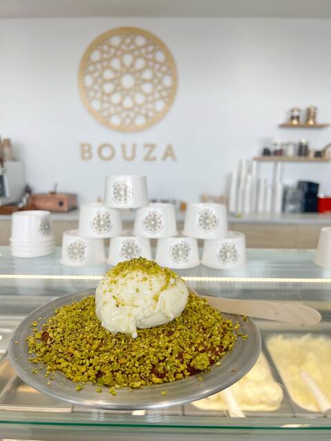 Chez Bouza: Alex's number one, the Kunefe with Ashta ice cream, 1222 rue de Beauharnois Ouest.