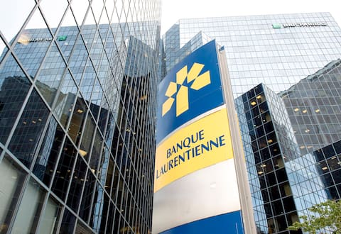 Laurentian Bank's head office in Montreal. Laurentian is one of the most generous banking institutions right now when it comes to GIC interest rates.