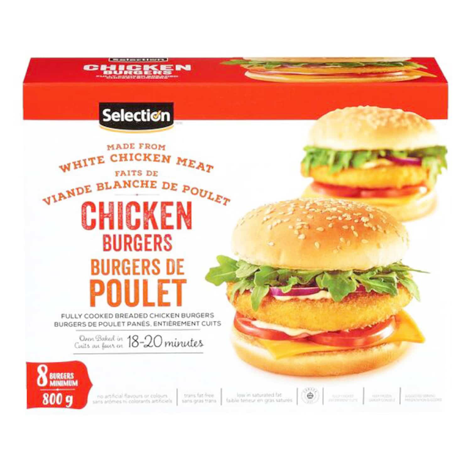 Burger poulet