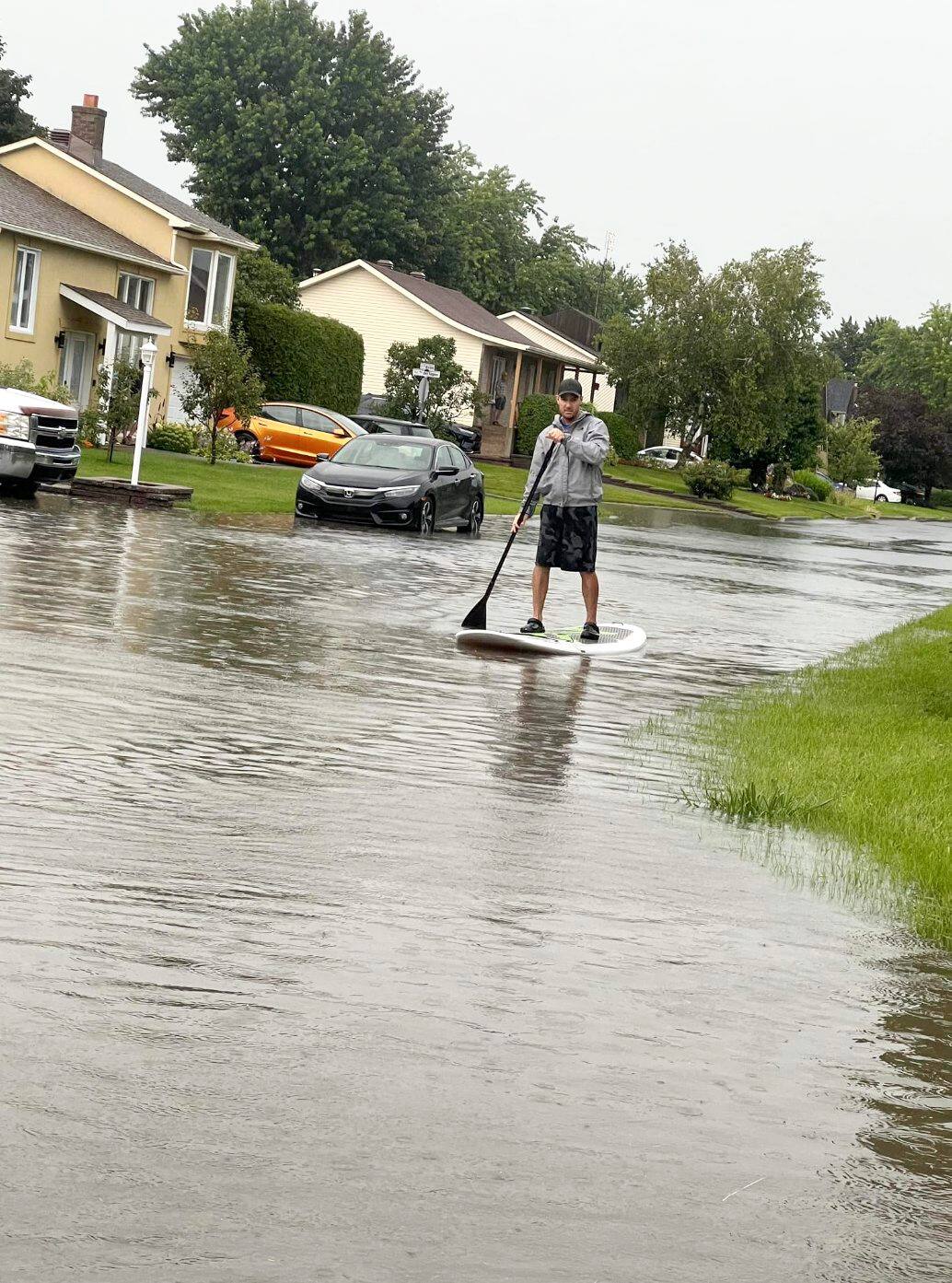 [EN IMAGES] 100 mm de pluie reçus des inondations à SaintJeansur