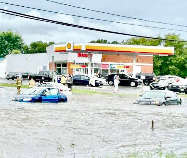 [EN IMAGES] 100 mm de pluie reçus des inondations à SaintJeansur