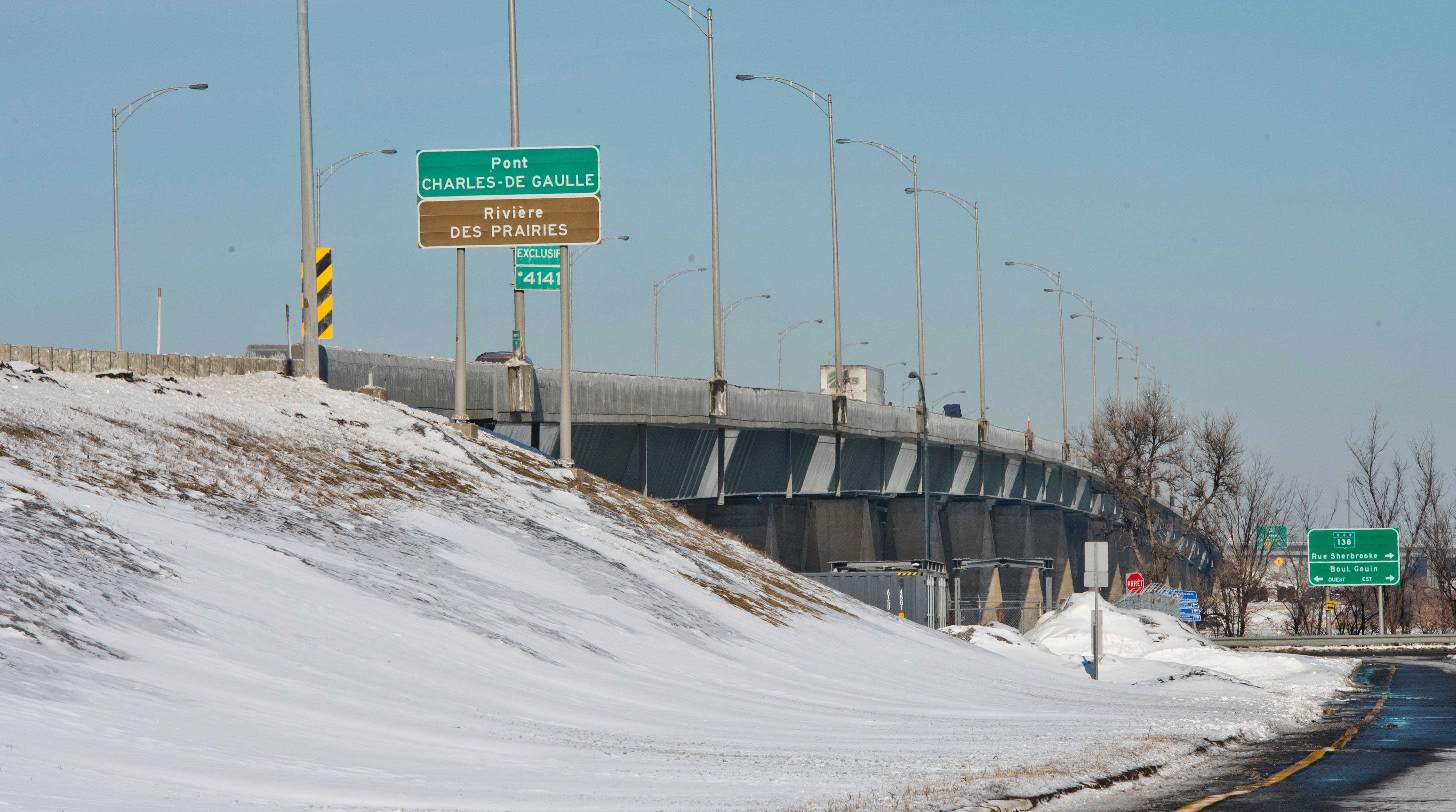 Le pont Charles-De Gaulle ferm&eacute; partiellement durant le week-end