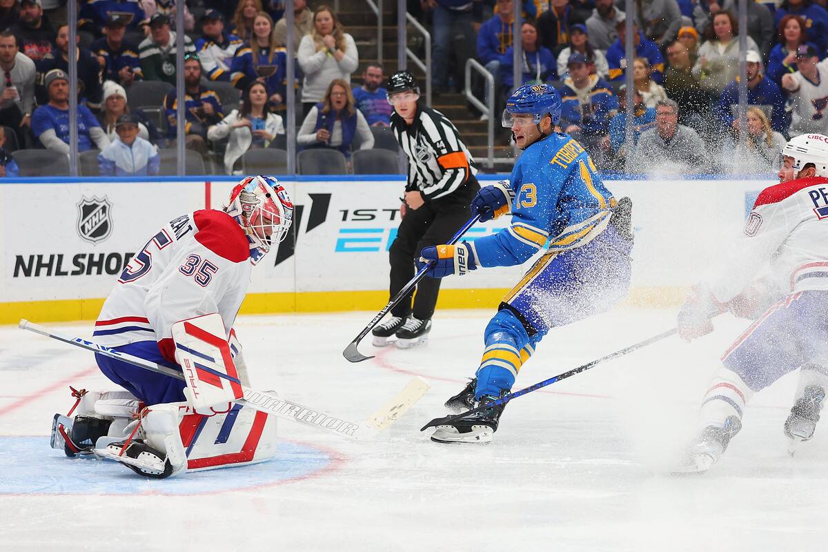 Une fausse note &agrave; St. Louis, mais une exp&eacute;rience intrigante pour Slafkovsky