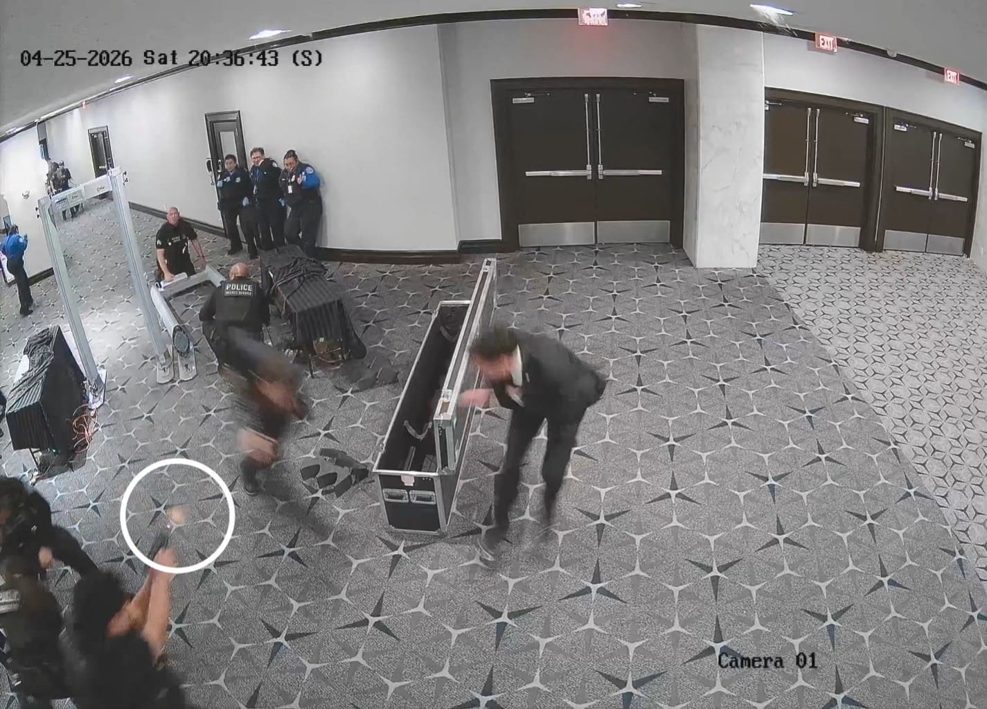 L'enquête a «établi» que l'assaillant du gala de Washington avait tiré sur un policier