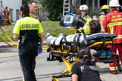 Beauport fire: Three firefighters taken to hospital