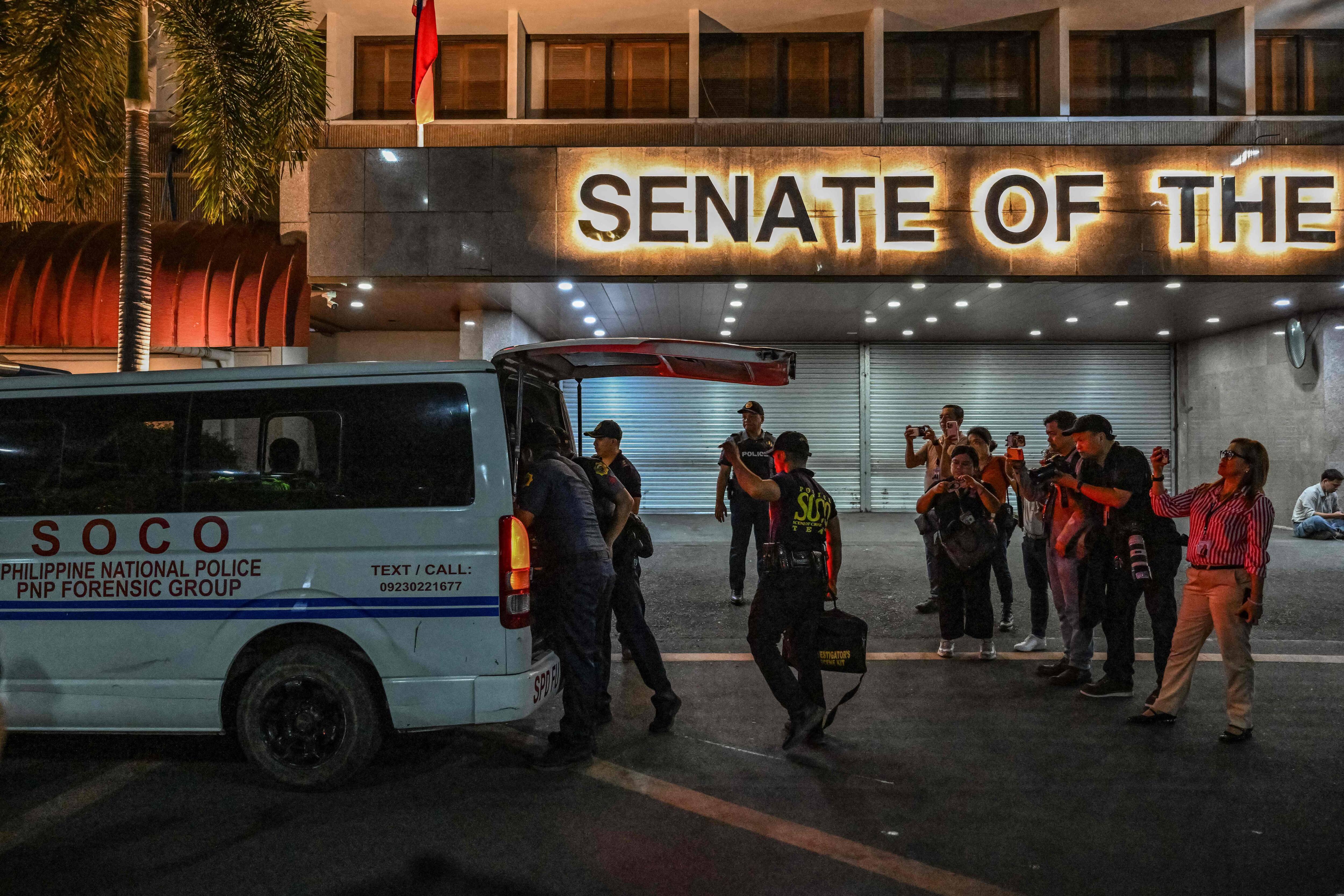 Coups de feu au Sénat des Philippines: un suspect arrêté