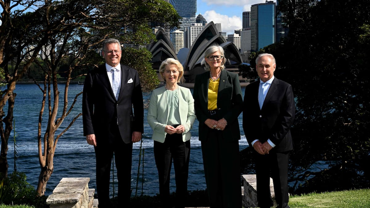 UE: von der Leyen en Australie, en vue d'un accord commercial