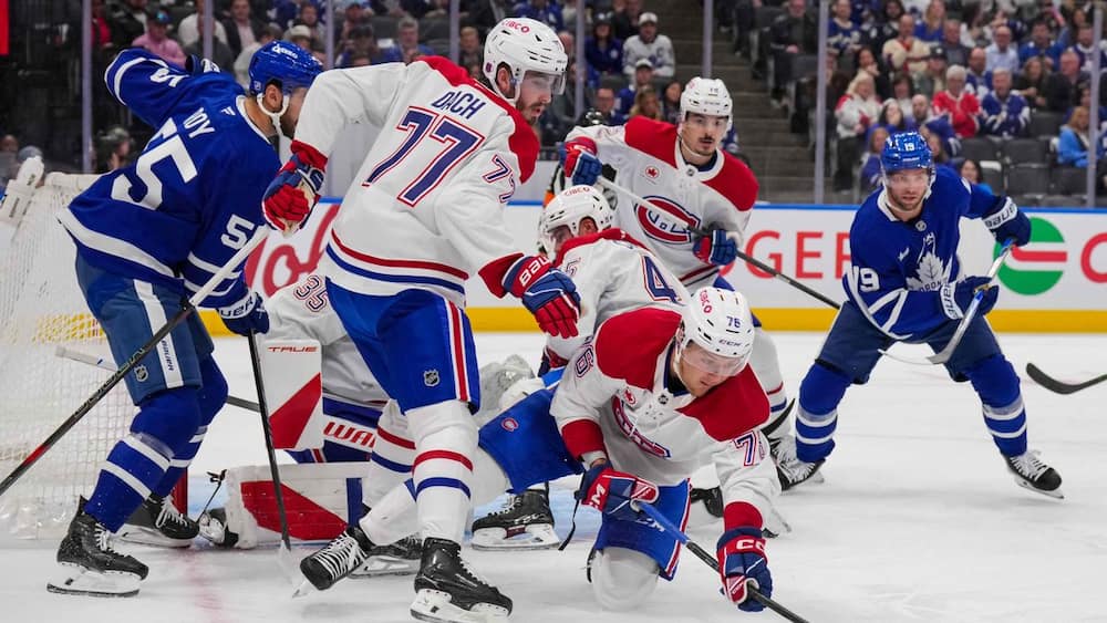 Malgré ce que le pointage tend à indiquer, le Canadien est loin d'avoir subi une varlope contre les Maple Leafs
Malgré ce que le pointage tend à indiquer, le Canadien est loin d'avoir subi une varlope contre les Maple Leafs