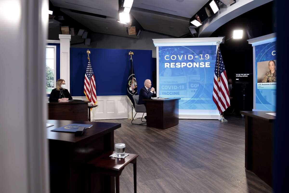 Obligation vaccinale annul&eacute;e, r&eacute;forme &eacute;lectorale bloqu&eacute;e: jeudi noir pour Biden