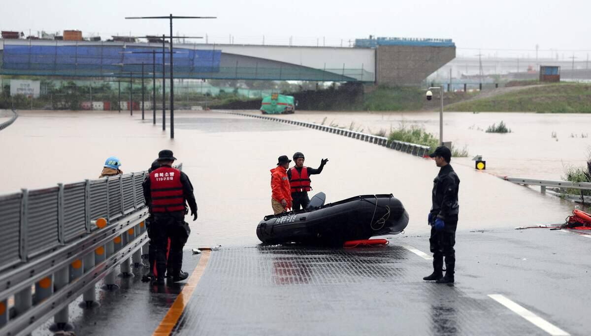 South Korea: Floods and landslides left 26 dead and 10 missing