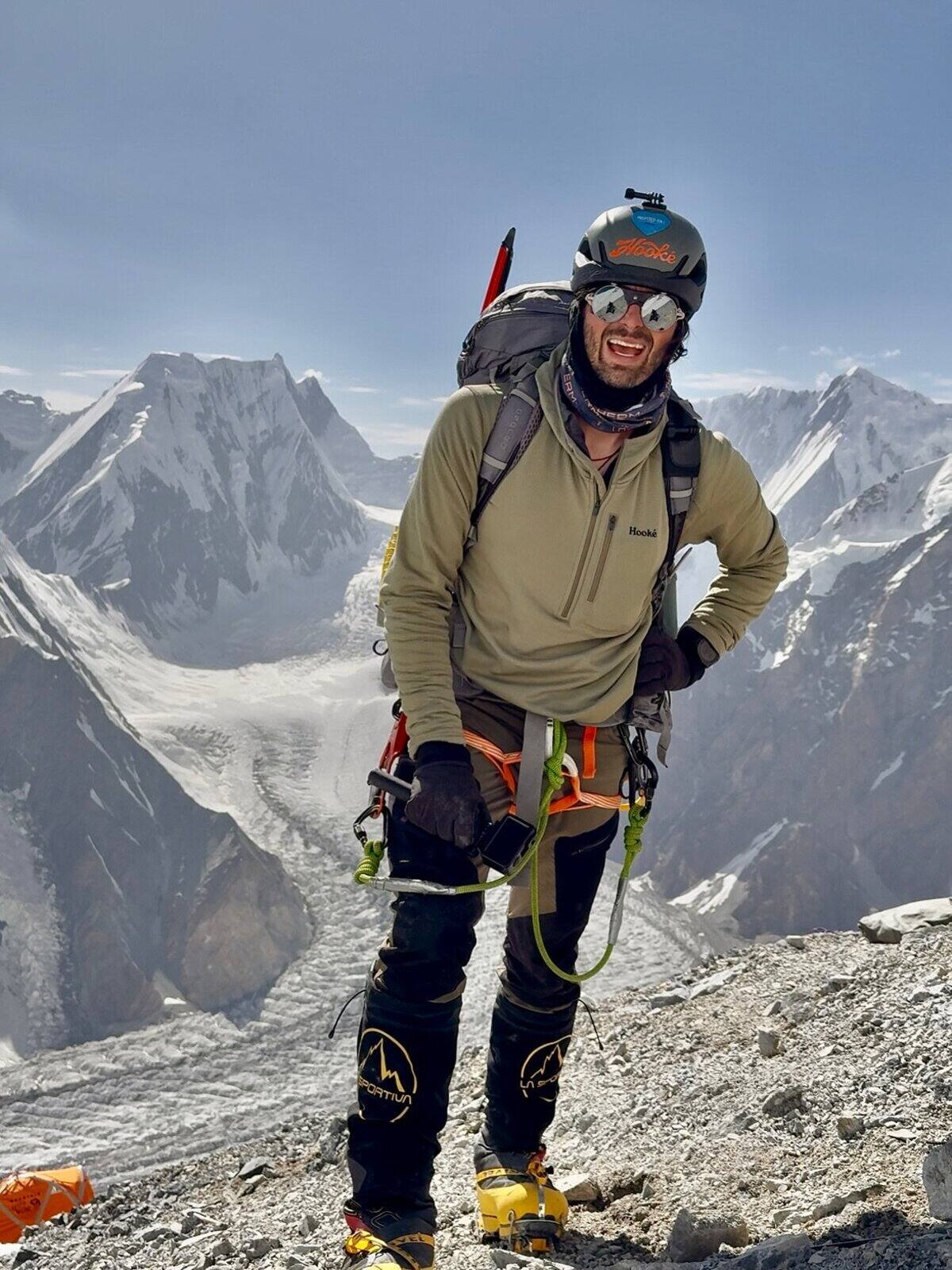 Le K2 a permis  Charles Page de savourer quelques moments  simprgner des paysages grandioses.