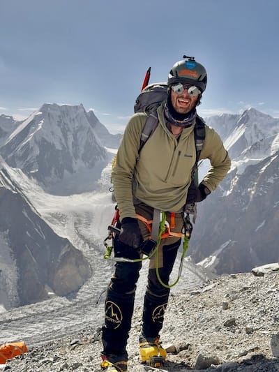 Le K2 a permis  Charles Page de savourer quelques moments  simprgner des paysages grandioses.