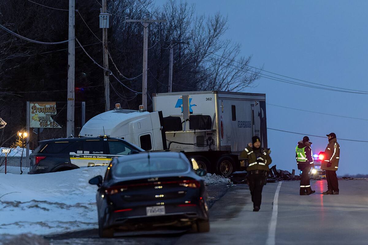 [PHOTOS] Beauce 2 morts et 9 blessés dans un accident majeur sur la