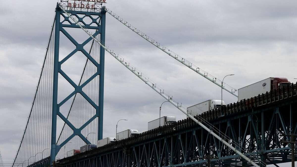 Menaces d’explosifs: le pont Ambassador fermé