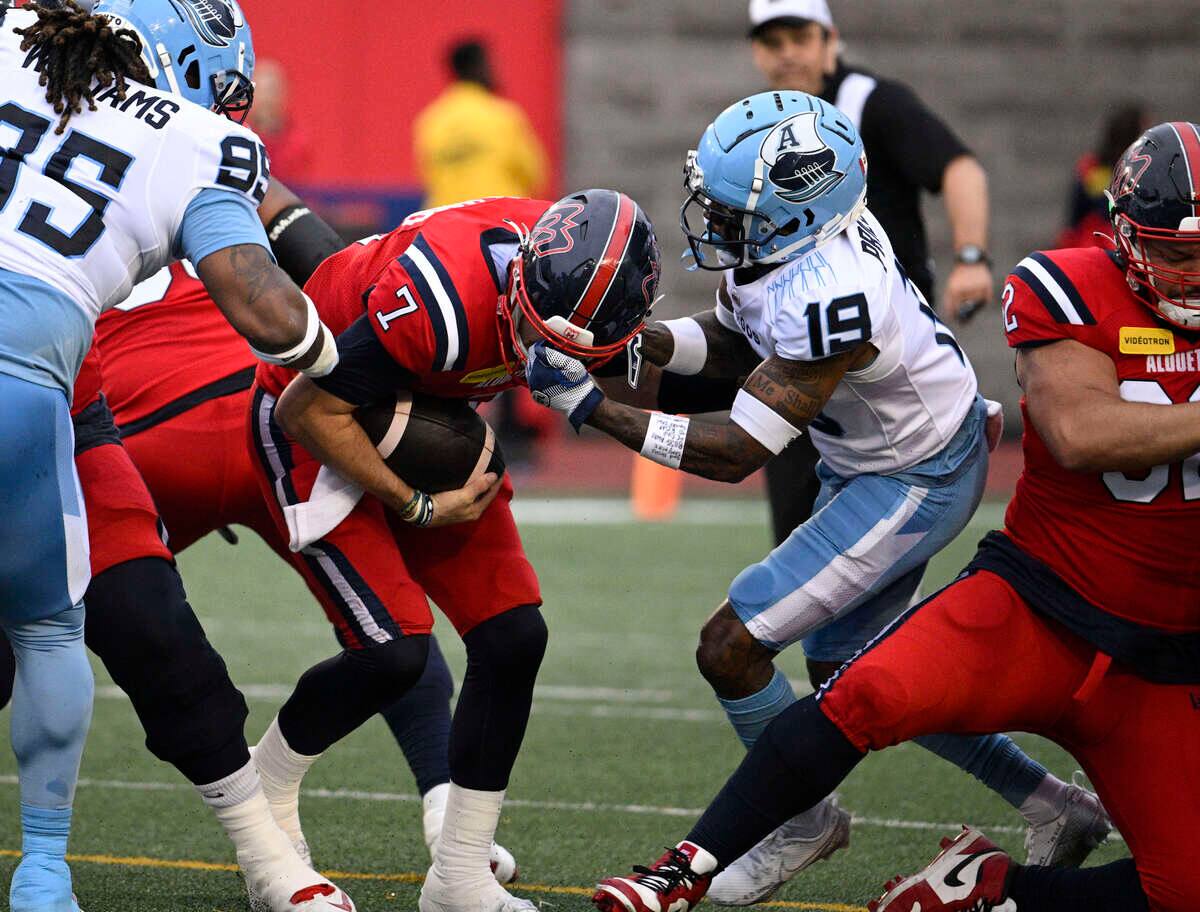 Les Alouettes perdent Cody Fajardo et leur premier match de la saison