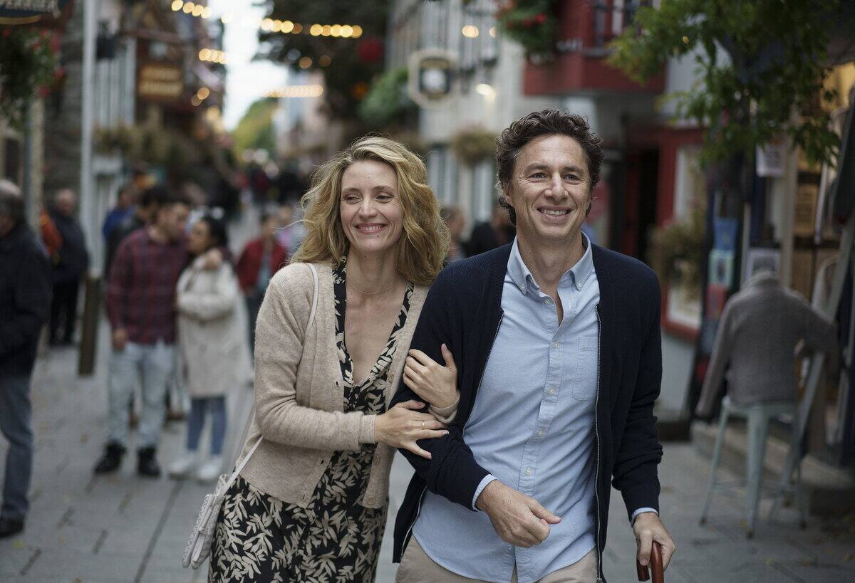 &laquo;Chez mes beaux-parents&raquo;: la ville de Qu&eacute;bec brillera dans un film canado-am&eacute;ricain mettant en vedette Zach Braff, Vanessa Hudgens et &Eacute;velyne Brochu