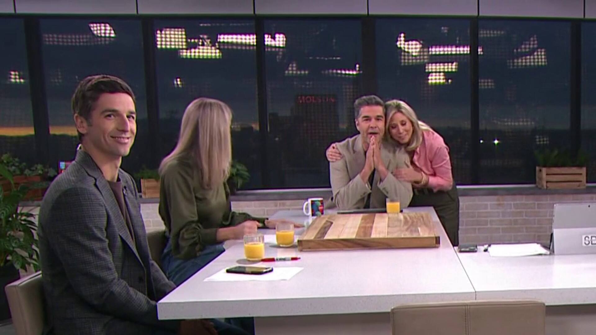 Ève-Marie console Mathieu en ondes...