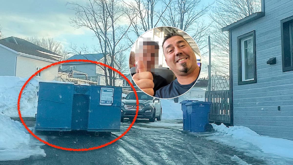 «Ça ne sera pas drôle»: il expulse sa tante et la harcèle avec un conteneur