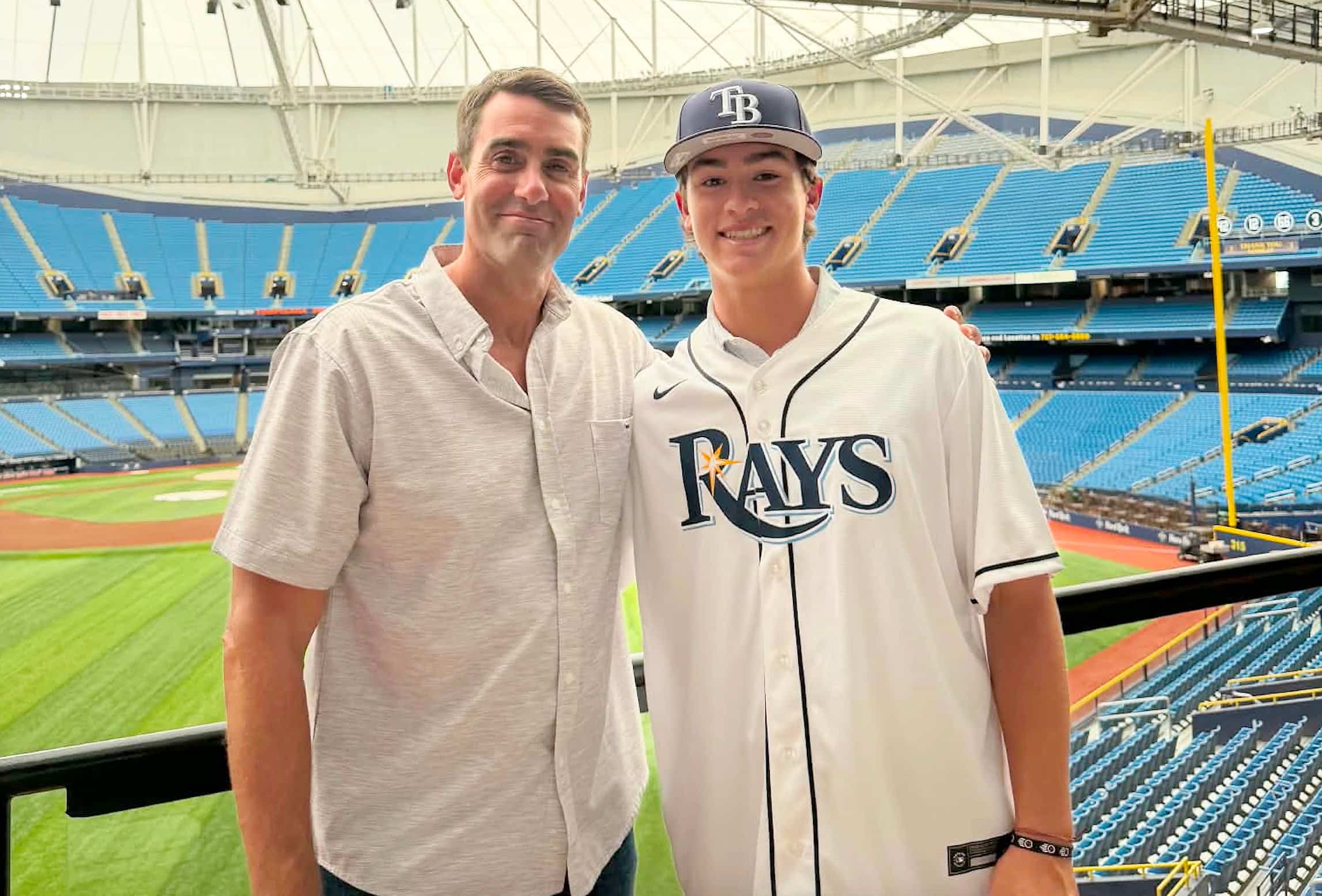 Le fils de cet ancien hockeyeur québécois repêché au baseball