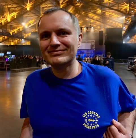 Present at the Lyon concert, Cédric Laugère has seen the Cowboys Fringants