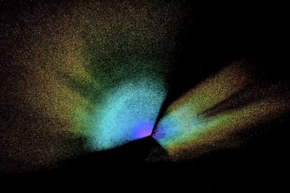 Das Universum wird in 3D auf der größten jemals ...