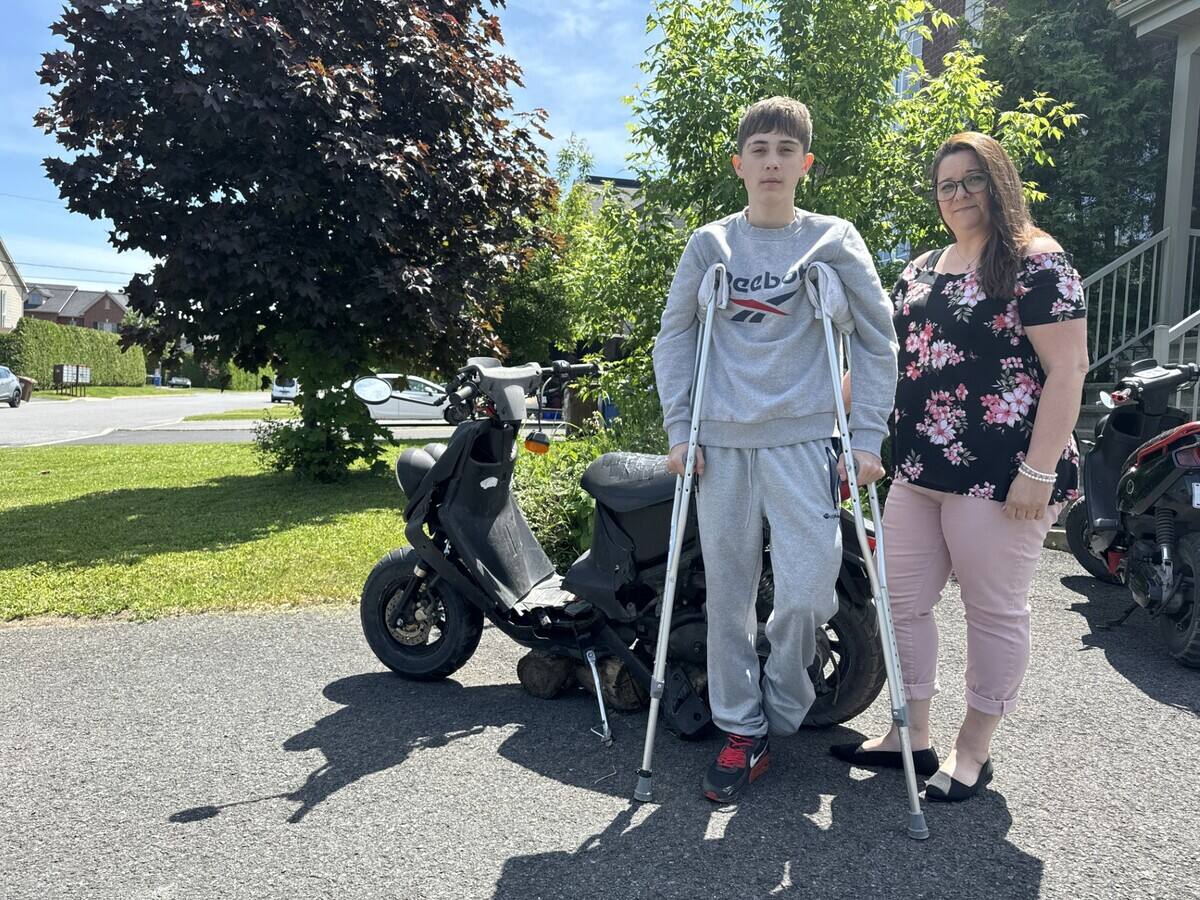 Grave accident de scooter: une partie du pied d&rsquo;un adolescent amput&eacute;e