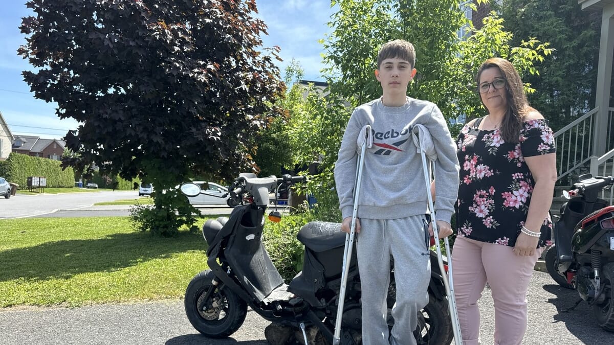 Grave accident de scooter: une partie du pied d’un adolescent amputée