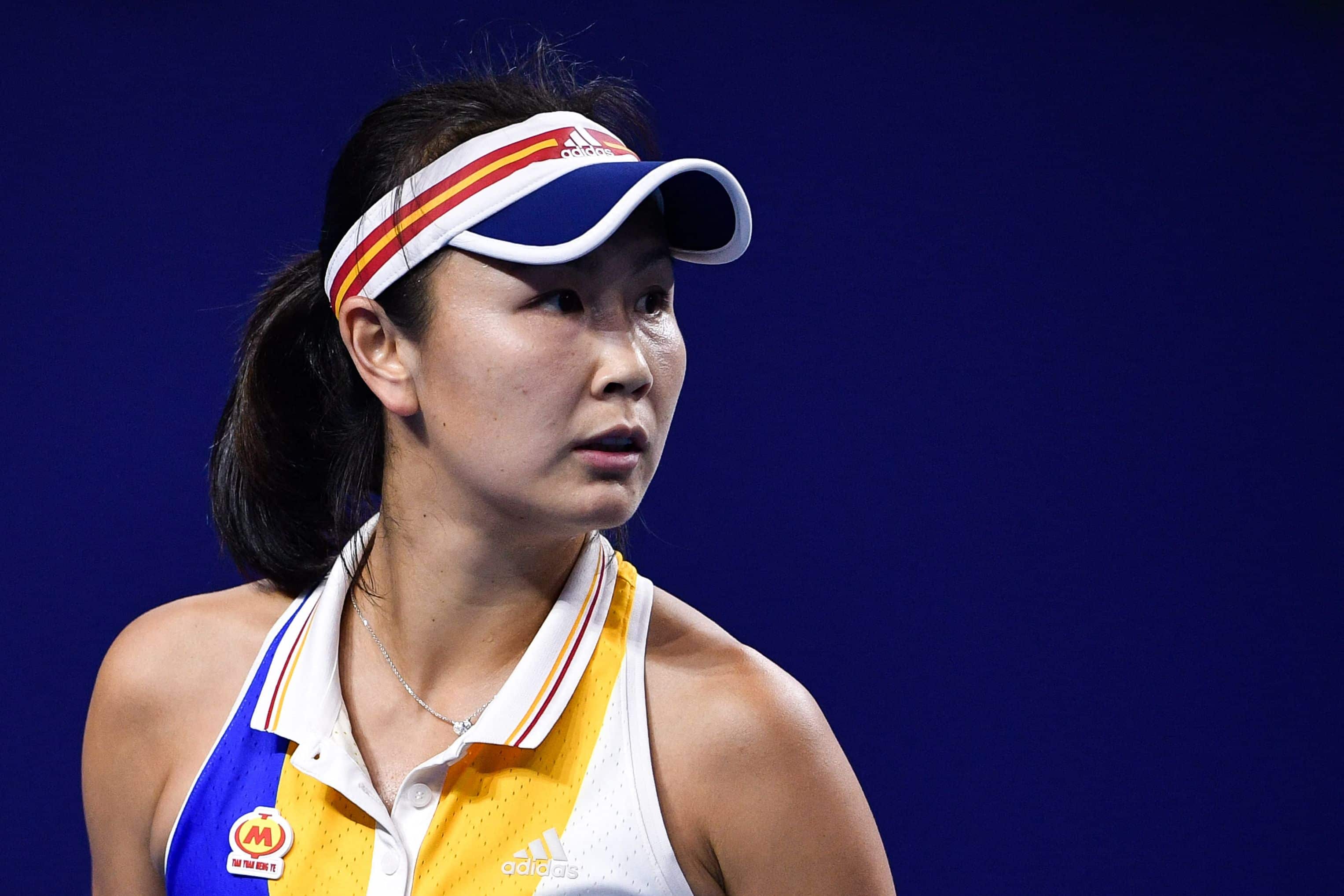 L&rsquo;athl&egrave;te chinoise Peng Shuai r&eacute;appara&icirc;t &agrave; un &eacute;v&eacute;nement public