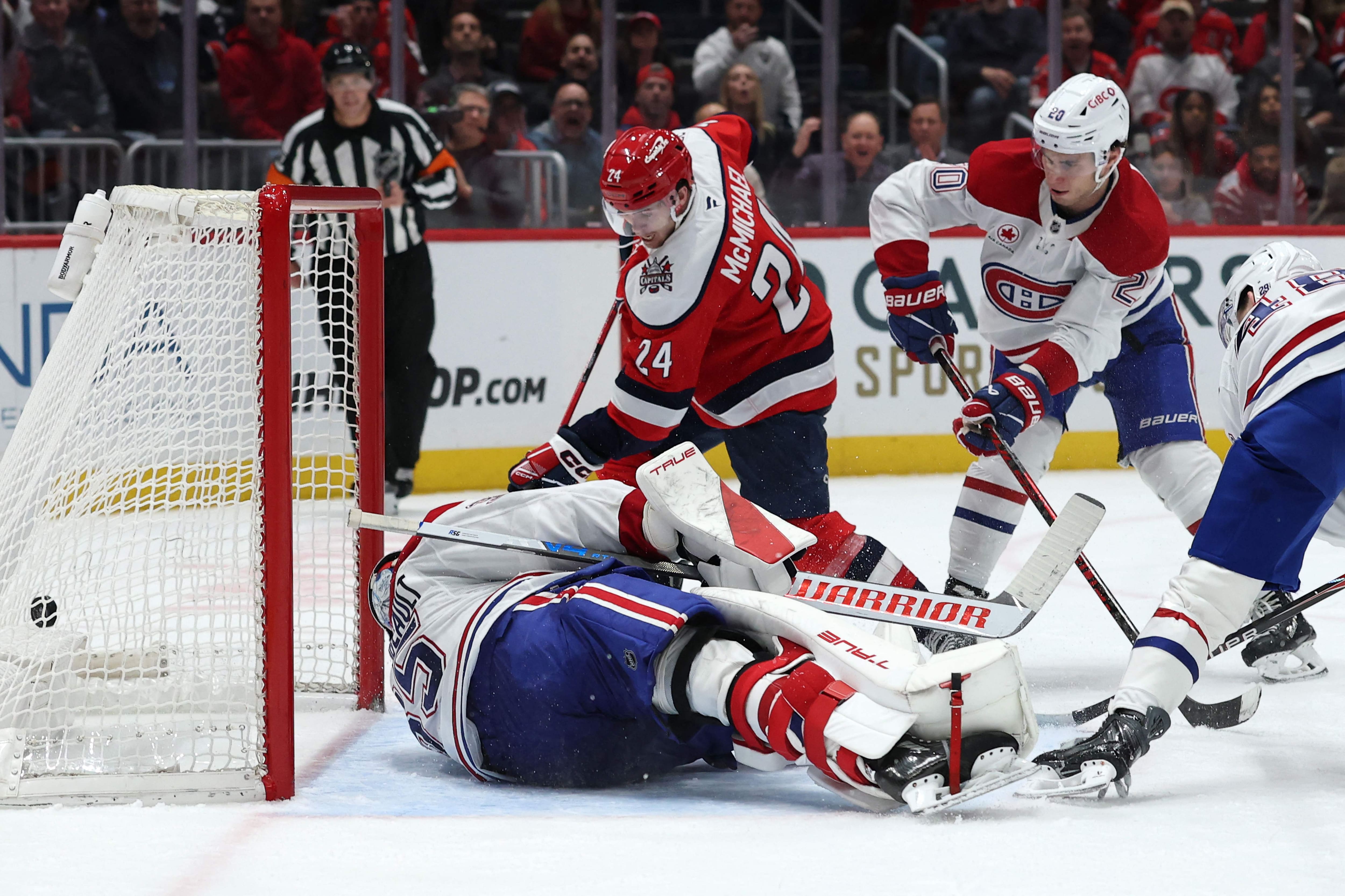 D&eacute;cisions douteuses et risques inutiles: mardi, face aux Capitals, la jeunesse du Canadien s'est fait sentir